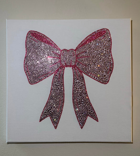 DIY Pink Bow Bedazzle Kit