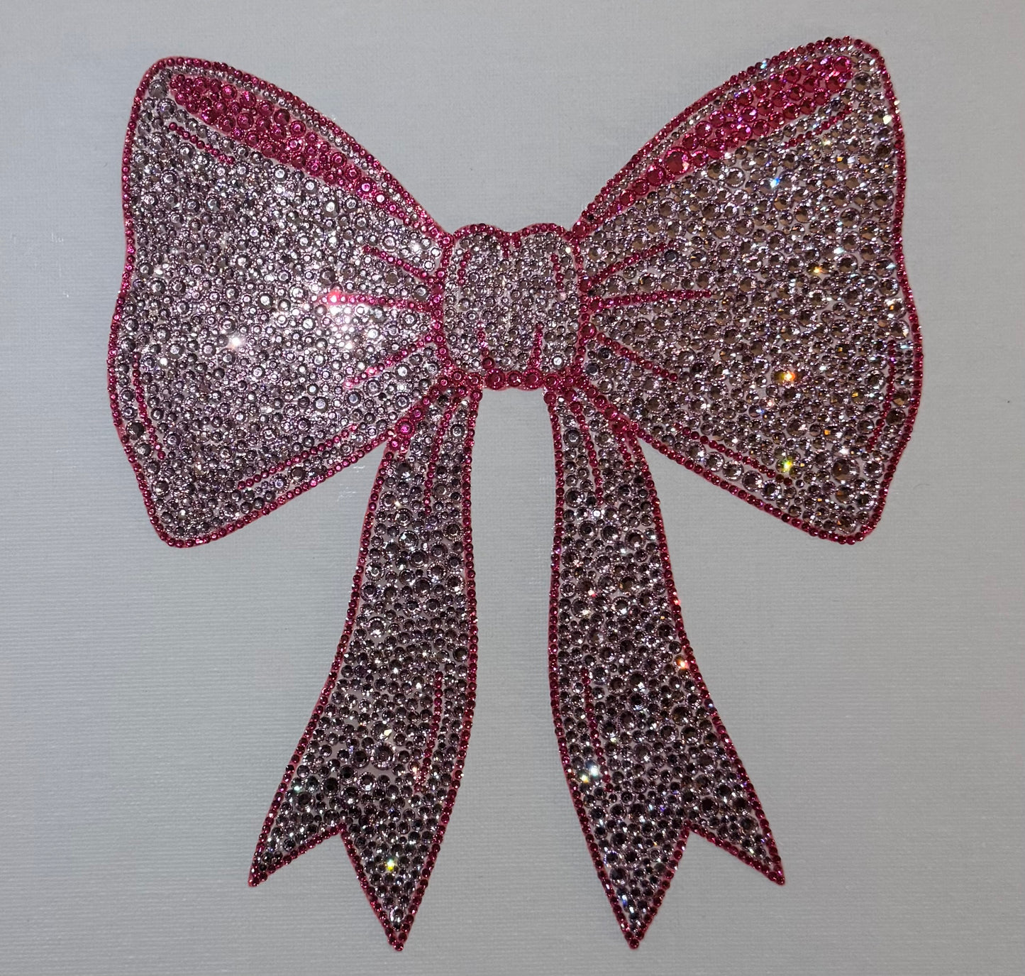 DIY Pink Bow Bedazzle Kit