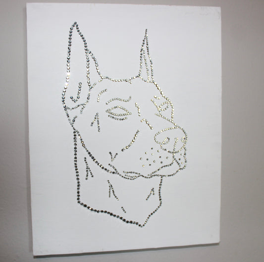 DIY Doberman Bedazzle Kit