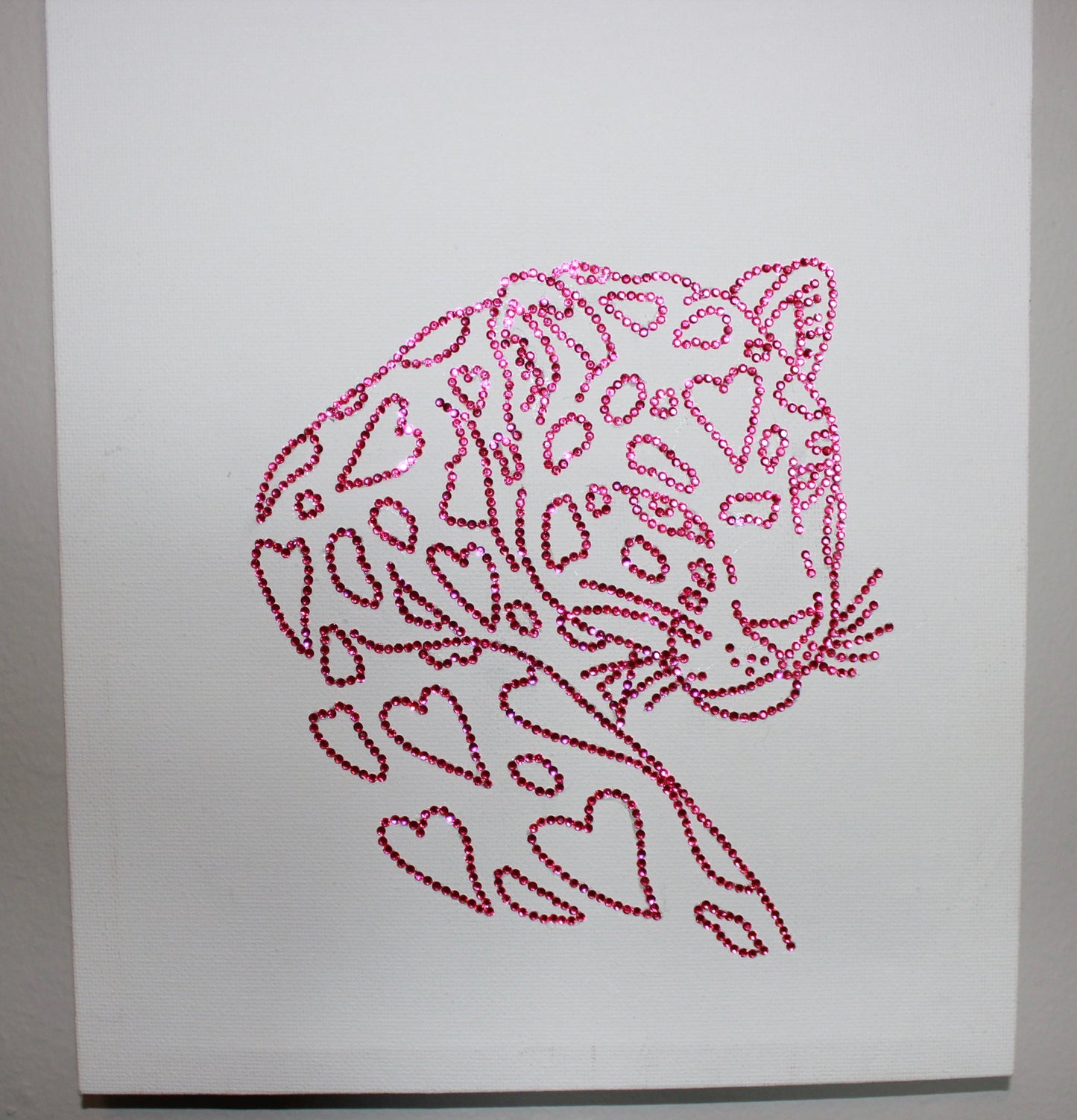 DIY Pink Cheetah Bedazzle Kit
