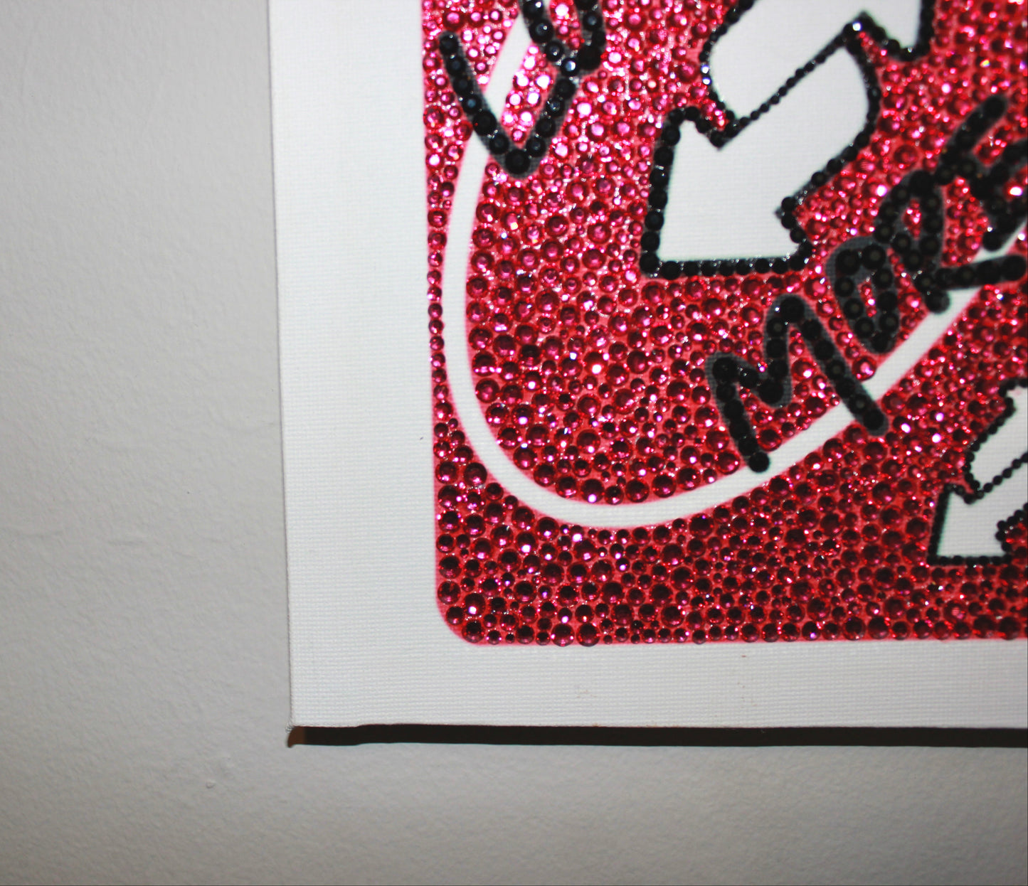 DIY Love You More Pink Bedazzle Kit