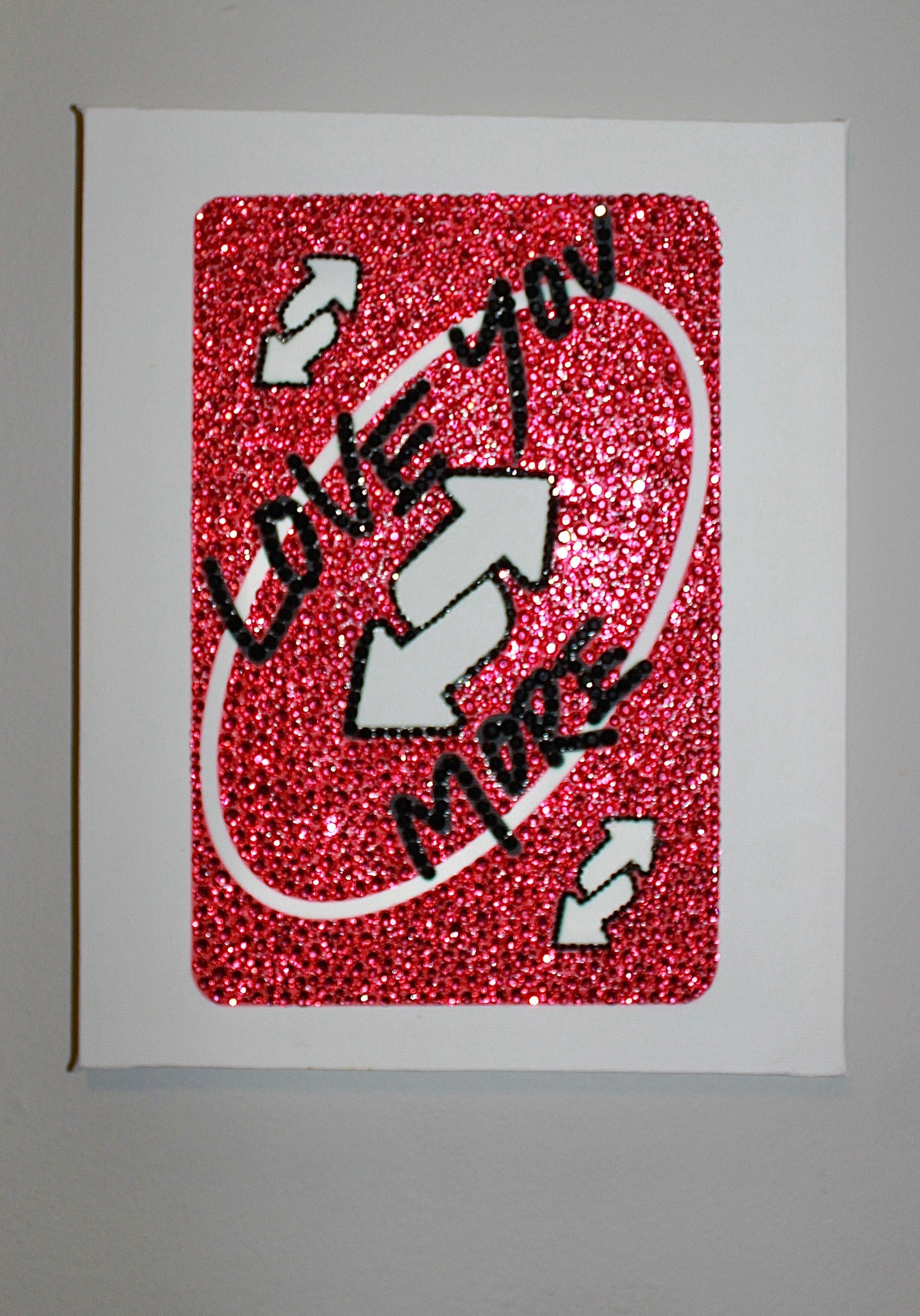 DIY Love You More Pink Bedazzle Kit