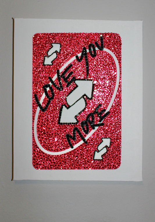DIY Love You More Pink Bedazzle Kit