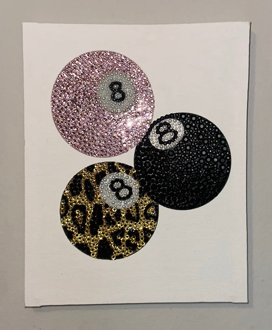 DIY 8 Ball Bedazzle Kit